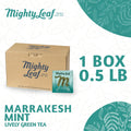 Mighty Leaf Tea - Marrakesh Mint 100 Pouches | Refreshing Green Tea & Mint