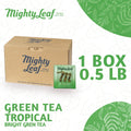 Mighty Leaf Green Tea Tropical - 100 Pouches | Refreshing Tropical Blend