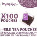 Mighty Leaf Earl Grey - 100 Pouches | Premium Black Tea with Bergamot