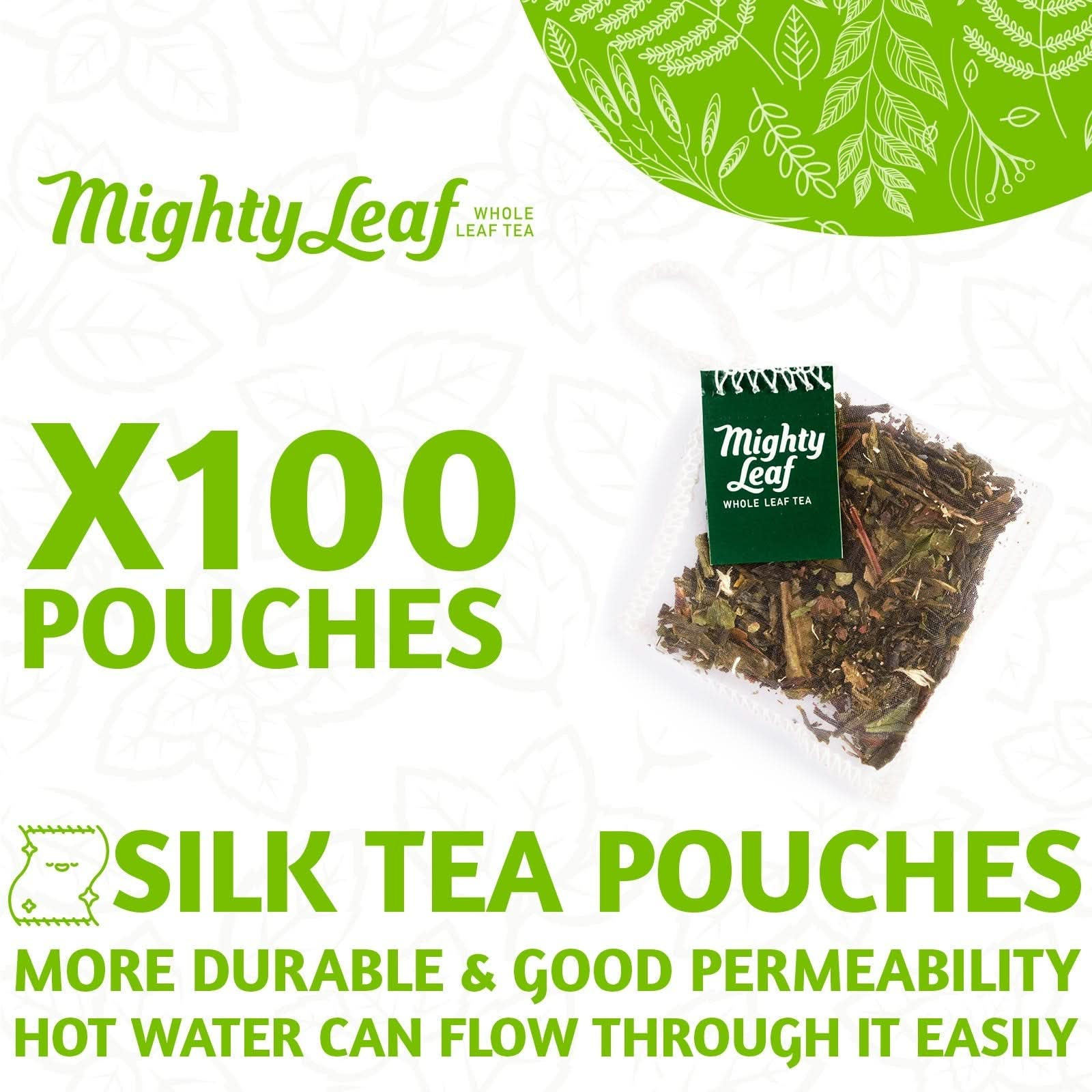 Mighty Leaf Tea White Orchard - 1000 Pouches | Delicate White Tea Blend