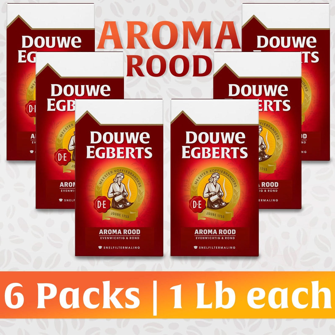 Douwe Egberts Aroma Rood - 1 Pack, 17.64 oz