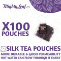 Mighty Leaf Tea Vanilla Bean - 100 Pouches | Smooth Black Tea & Vanilla