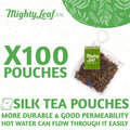 Mighty Leaf Green Tea Tropical - 100 Pouches | Refreshing Tropical Blend