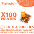 Mighty Leaf Ginger Twist - 100 Pouches |Soothing Ginger & Citrus Blend