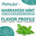 Mighty Leaf Tea - Marrakesh Mint 100 Pouches | Refreshing Green Tea & Mint