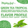 Mighty Leaf Green Tea Tropical - 45 Pouches | Refreshing Tropical Blend