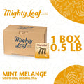 Mighty Leaf Mint Melange - 100 Pouches | Refreshing Peppermint Blend