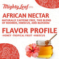 African Nectar Tea Mighty Leaf - 100  Tea Pouches | Caffeine-Free