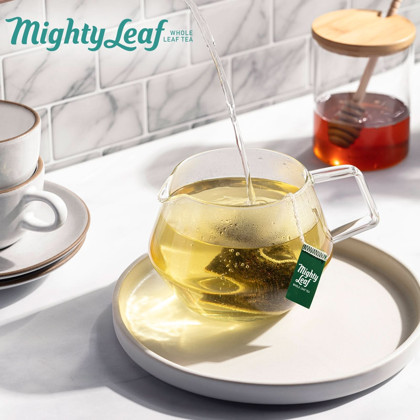 Mighty Leaf Tea Organic Spring Jasmine - 100 Pouches |  Green Tea