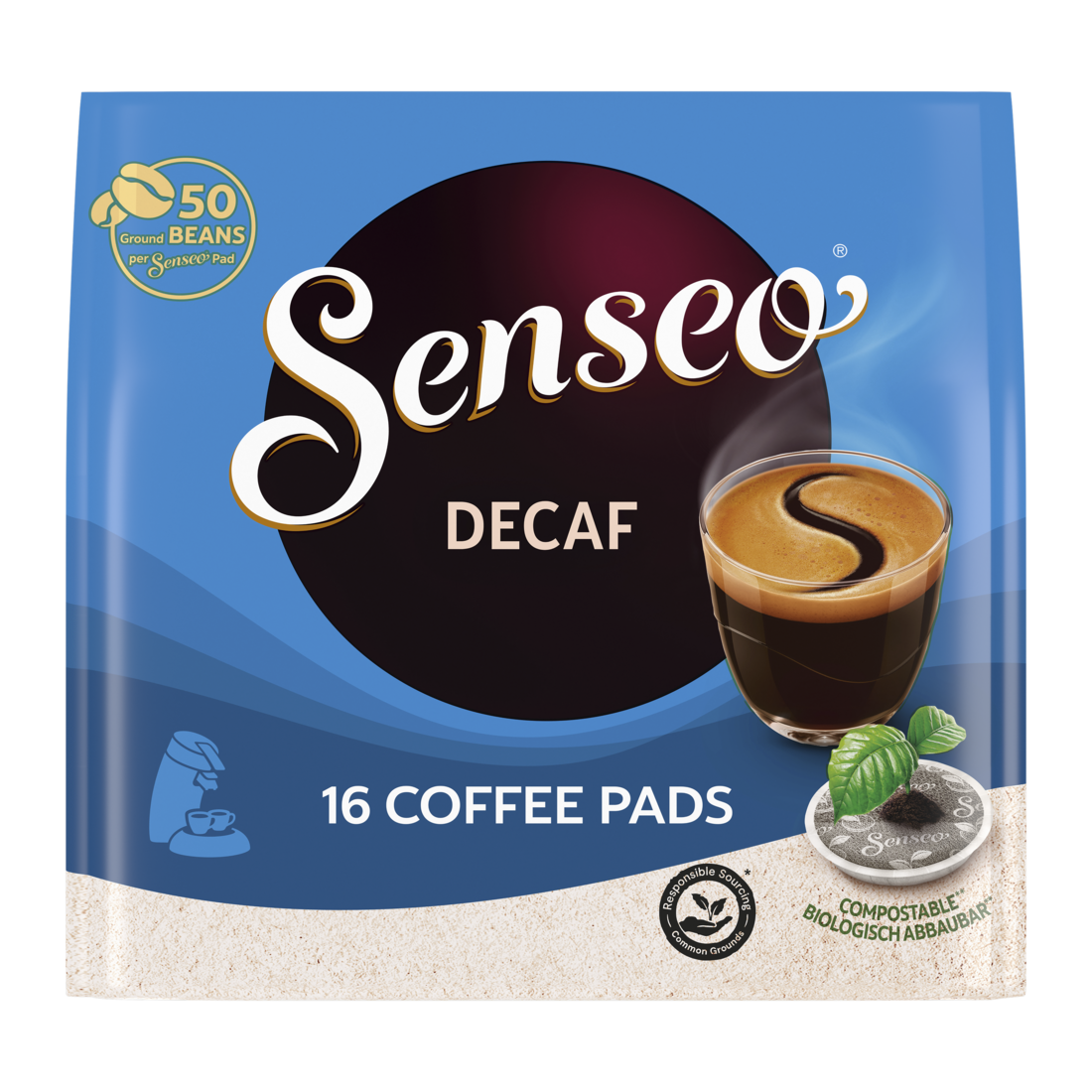 Senseo Decaf Coffee Pods – 48 Count (3 Packs of 16) BBD 2 February 2027