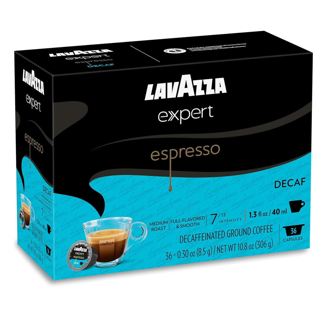 Lavazza Expert Espresso Decaf Capsules X 36 Capsules BBD 30 August 2026