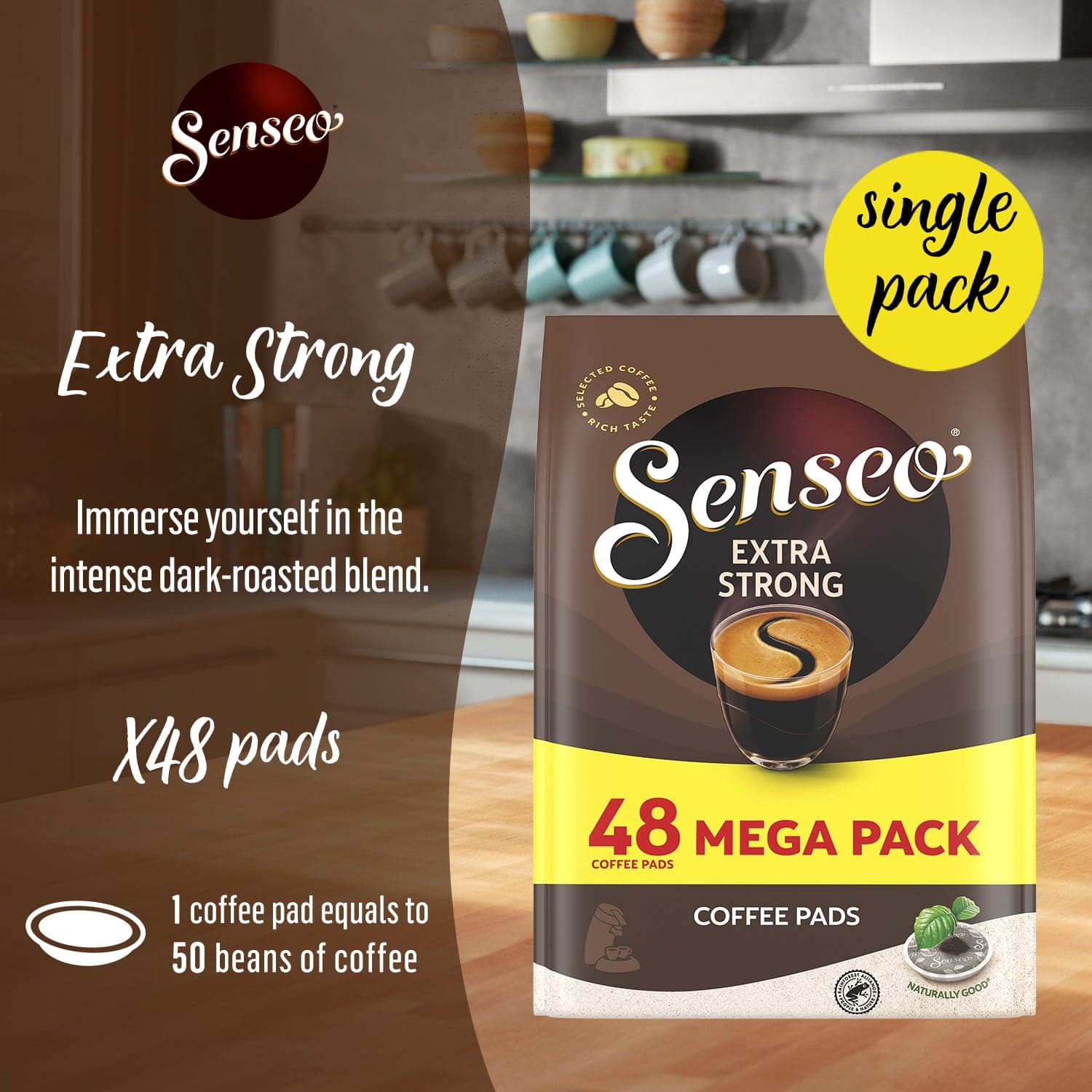 Senseo Extra Strong Coffee Pods – Bold Flavor, Fast Houston Delivery