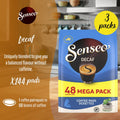 Senseo Decaf Coffee Pads - Smooth, Medium Roast for Anytime Enjoyment