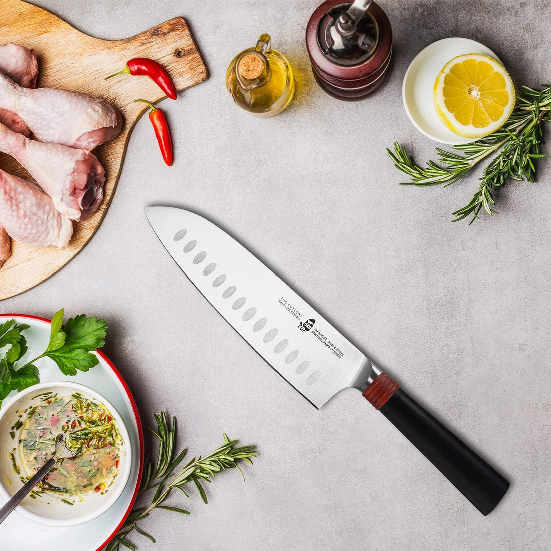 TUO Santoku Knife Pro – 7″ | Bundle & Save (40% OFF)