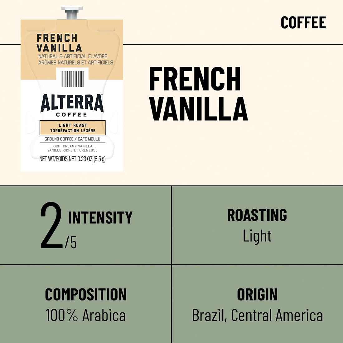 Flavia Alterra French Vanilla Coffee Freshpacks X 40 BBD 10 October 2026