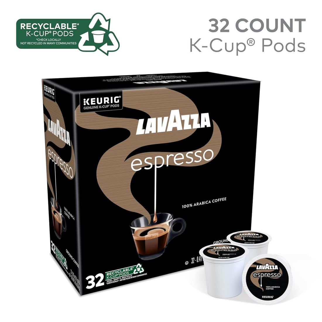 Lavazza Lavazza Espresso Keurig K-Cup® Pods 32 Capsules BBD 25 January 2027