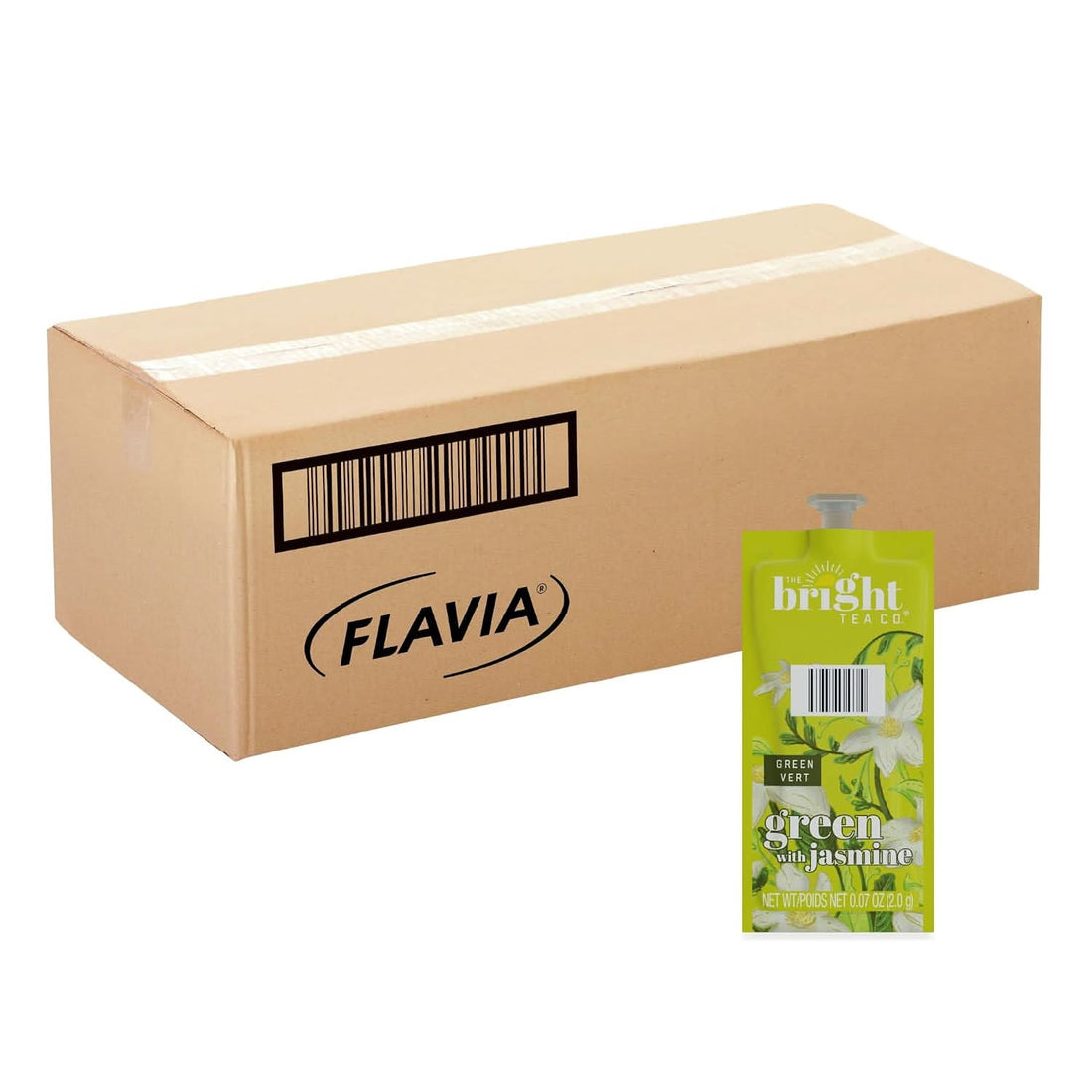 Flavia Bright Tea Co. Green Tea With Jasmine X 100 Freshpacks - BBD 24 December 2026