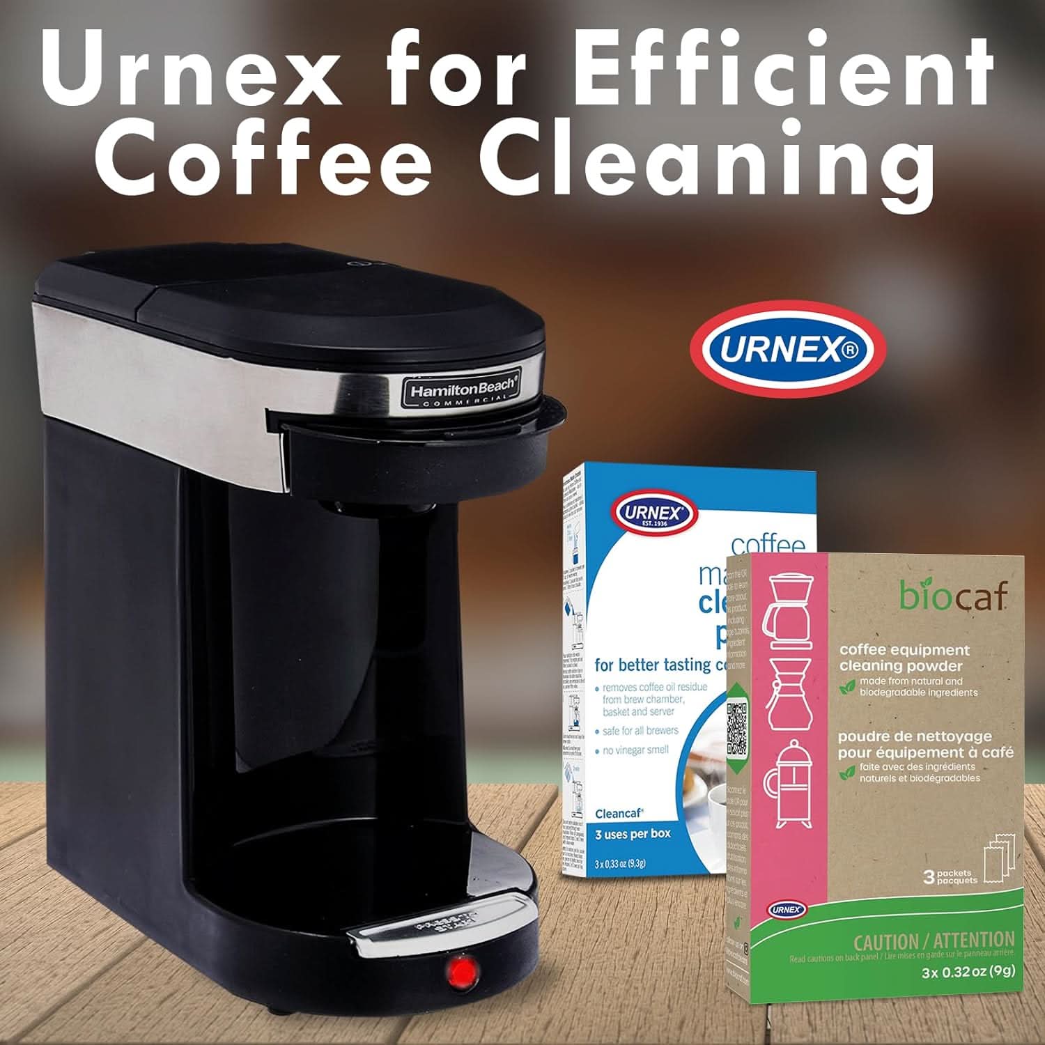 Urnex Cleancaf and BioCaf Espresso Machine Cleaner - Thumbnail 3