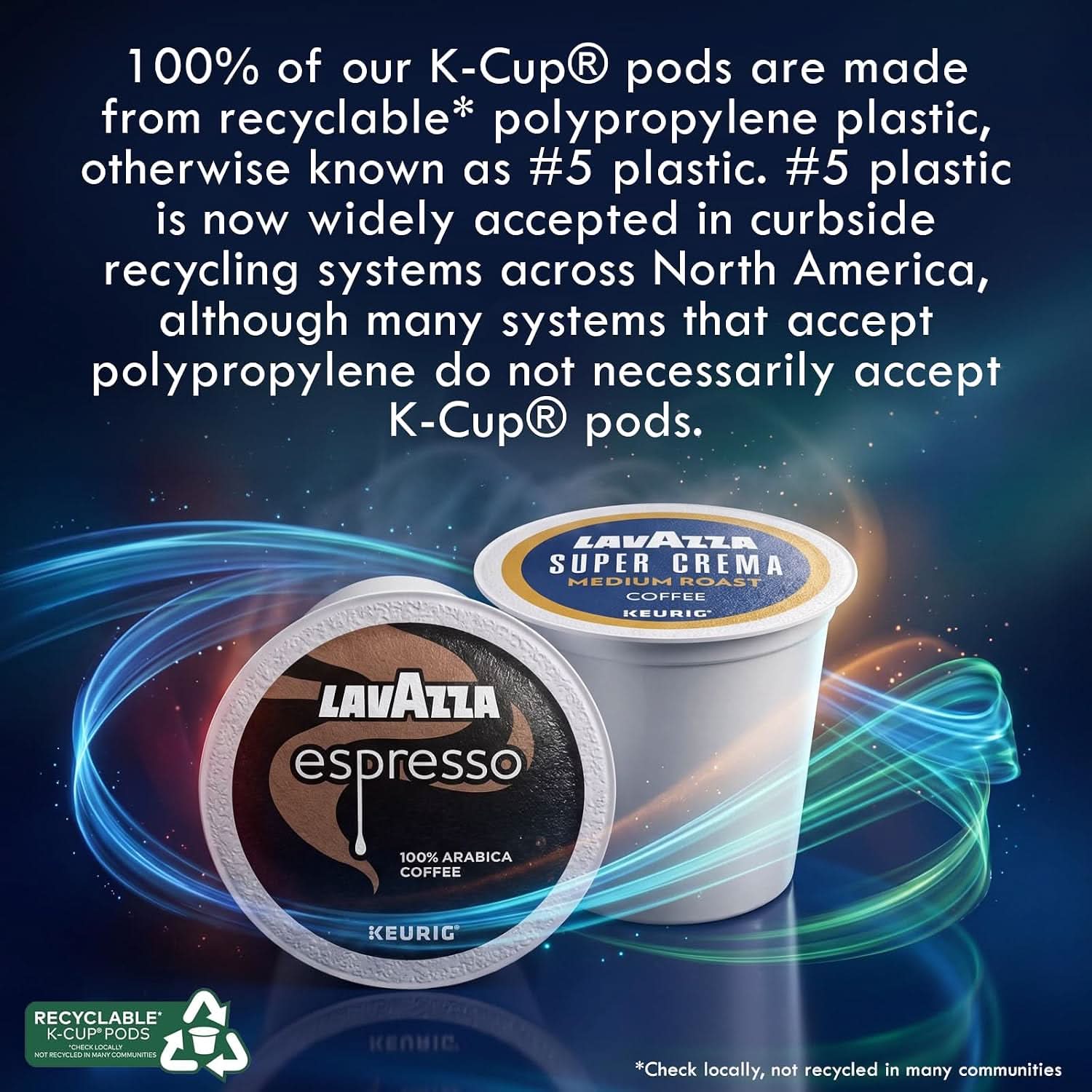 Lavazza Super Crema & Espresso K-Cups - 40 Count