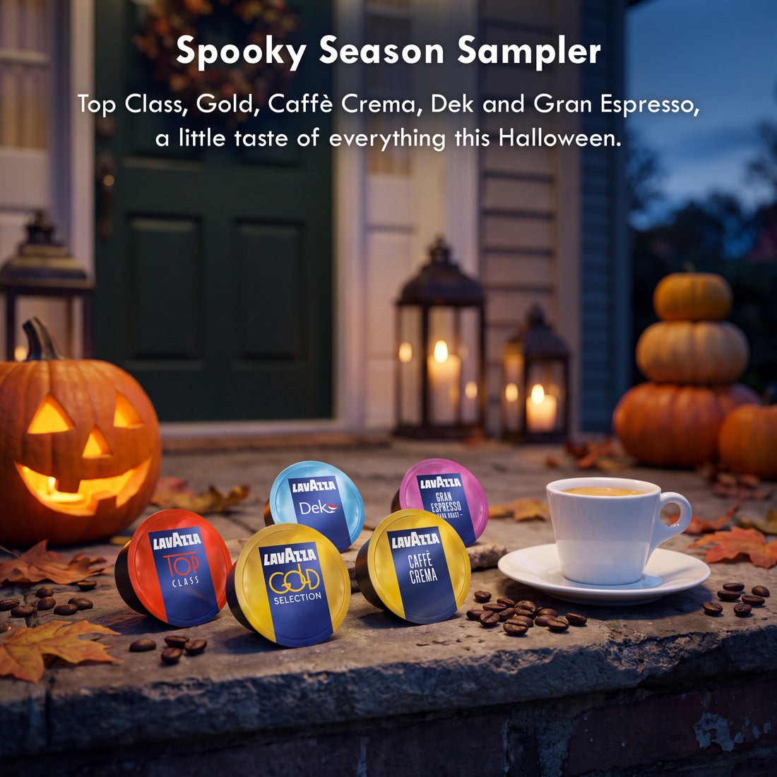 Halloween 2026 - Lavazza Blue 30 Capsules, Variety Pack of 5 Flavours, 6 Capsules Each
