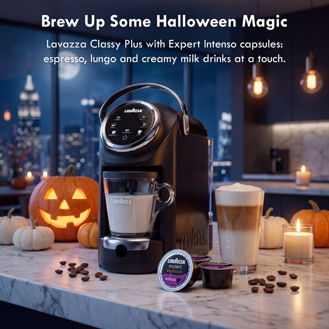 Halloween 2026 - Lavazza Classy Plus + 72 Intenso Expert Capsules