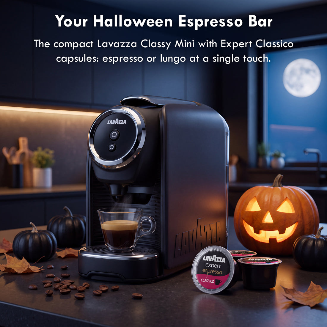 Halloween 2026 - Lavazza Classy Mini + 72 Classico Expert Capsules