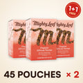 1+1 FREE: 90 Mighty Leaf Organic African Nectar tea pouches, best before Mar 26, 2027