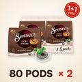 1+1 FREE: 160 Senseo Extra Strong coffee pods, best before Feb 6, 2027