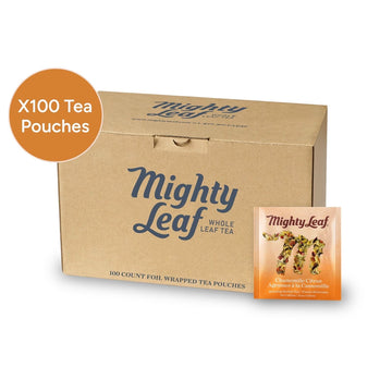 Mighty Leaf Chamomile Citrus - 100 Pouches | Soothing Chamomile & Citrus