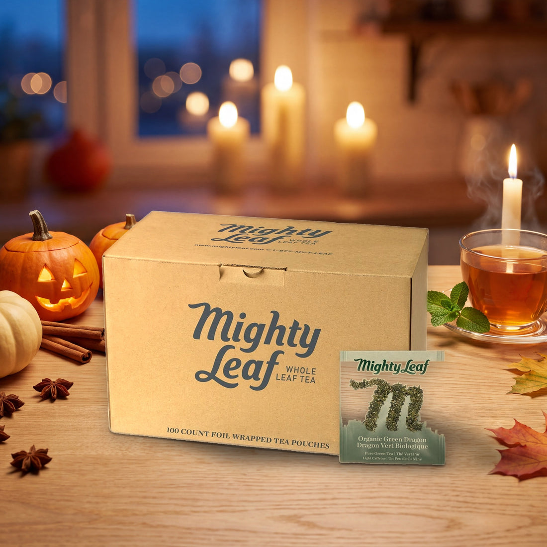 Halloween 2026 - Mighty Leaf Tea - Green Dragon - 100 Pouches