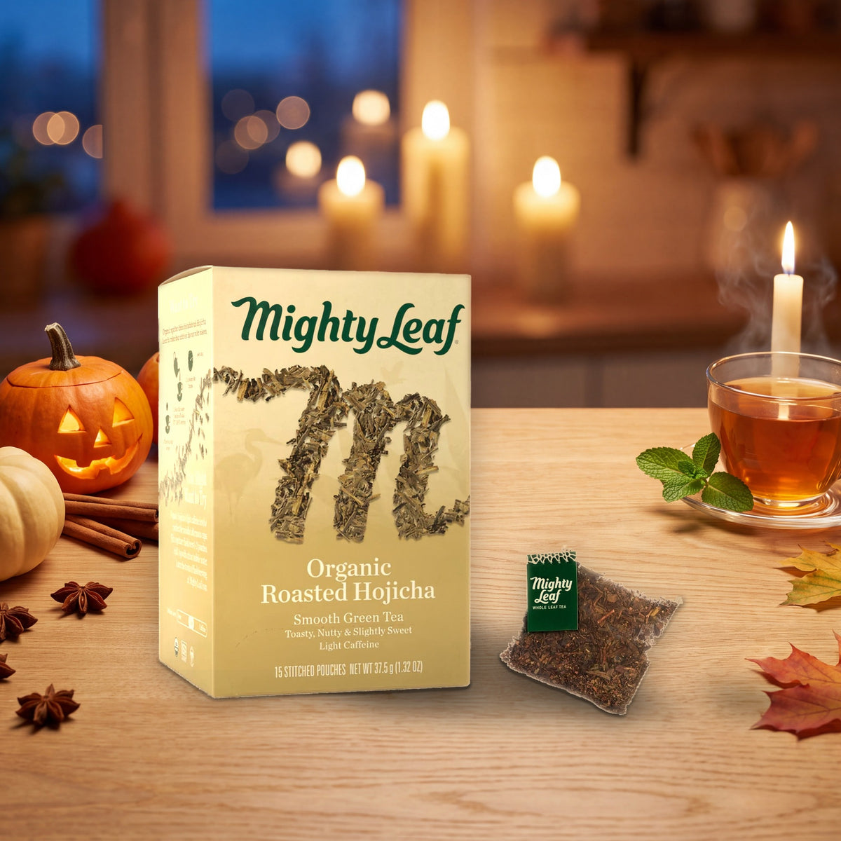 Halloween 2026 - Mighty Leaf Tea - Hojicha Green - 45 Pouches