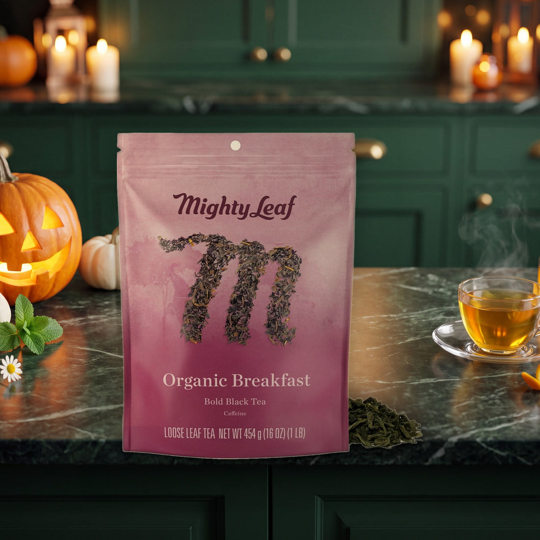 Halloween 2026 - Mighty Leaf Tea - Organic Breakfast - 1 lb