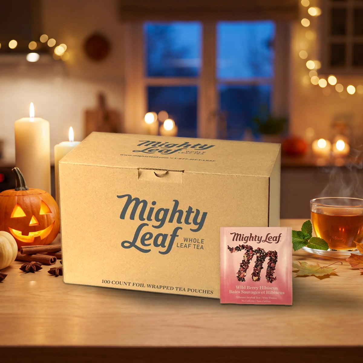 Halloween 2026 - Mighty Leaf Tea - Wild Berry Hibiscus - 100 Pouches