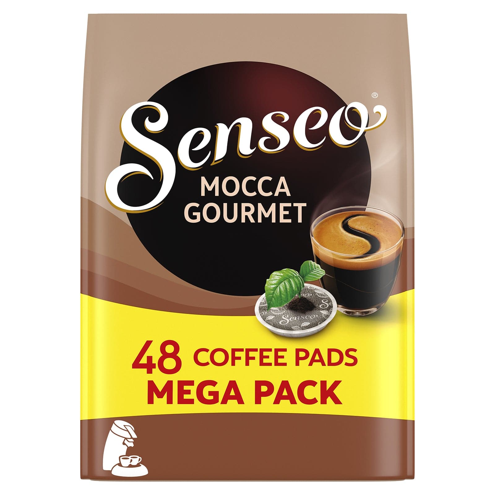 Senseo Mocca Gourmet Soft Coffee Pods |  Smooth & Aromatic Blend