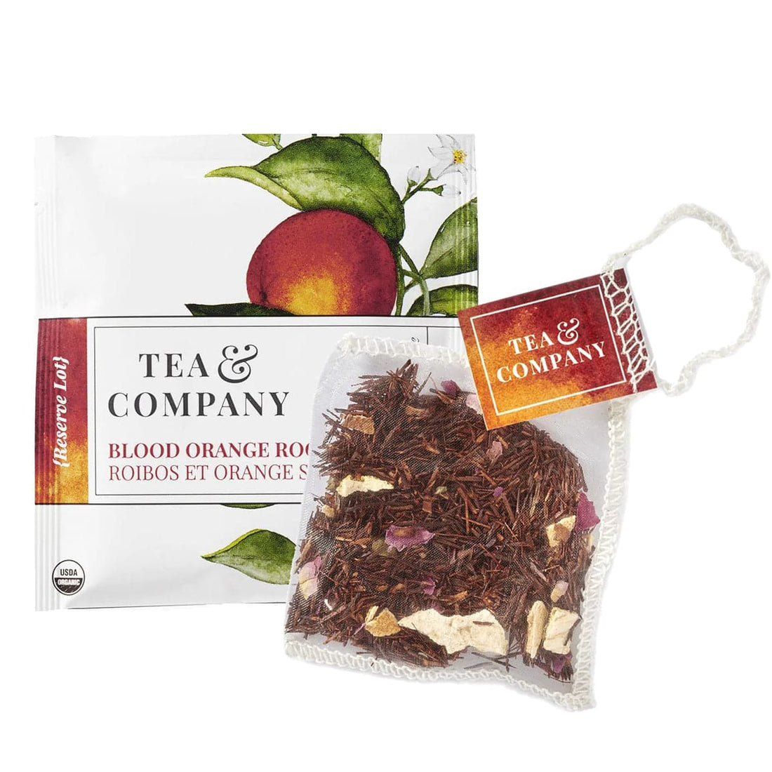 Mighty Leaf - Tea & Company Organic Blood Orange Rooibos X 100 Tea Pouches