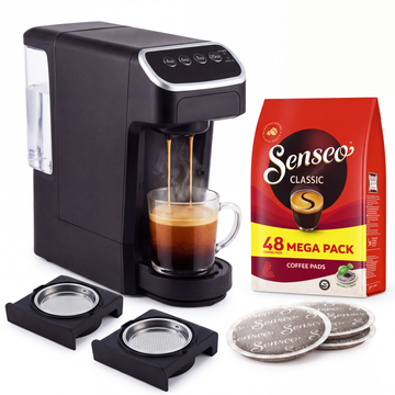 PeleCom Coffee Machine Pods + Senseo Classic Pods