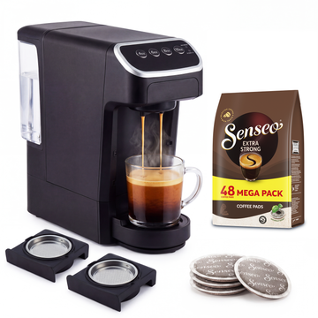 PeleCom Coffee Machine Pods + Senseo Extra Strong Pods