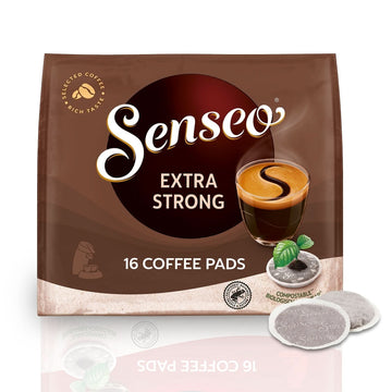 Senseo Extra Strong Coffee Pods, Dark Roast 