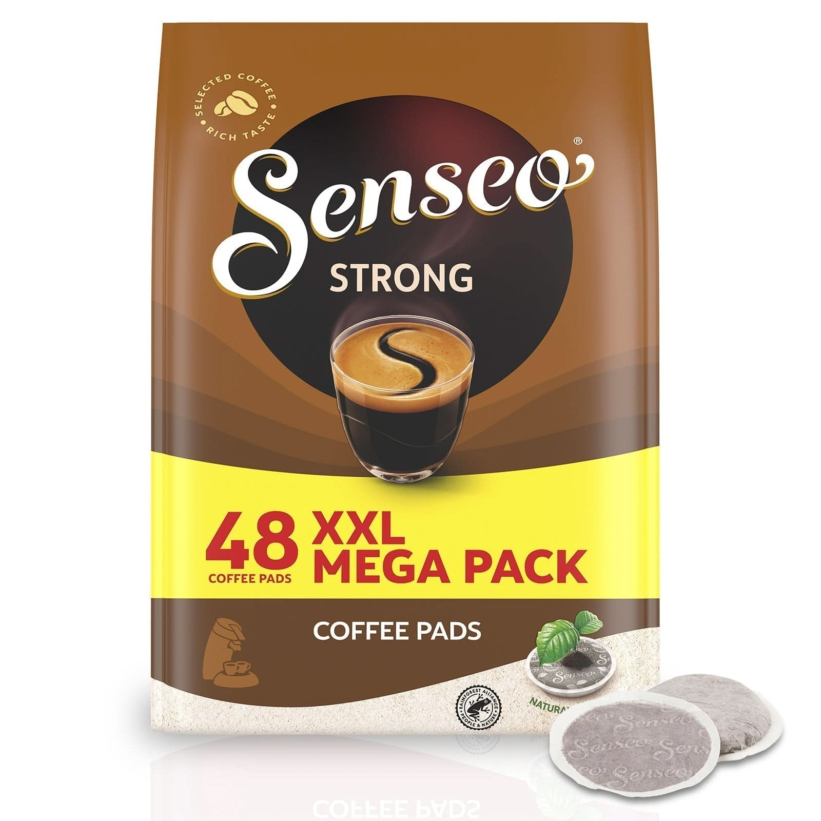 Senseo Strong Coffee Pads, Dark Roast